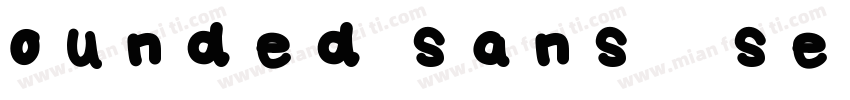 ounded sans   serif playful font字体转换